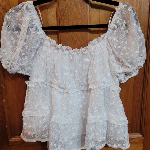 Lulus peplum top - Picture 3 of 3